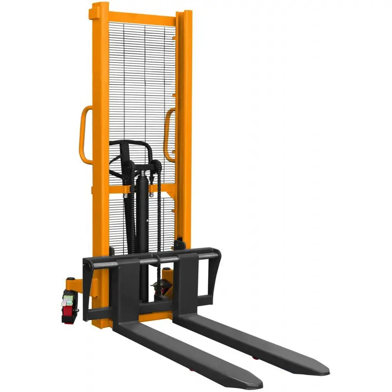 Gerbeur manuel charge 1000kg – Hauteur levage 1600mm fourches réglables – Image 4